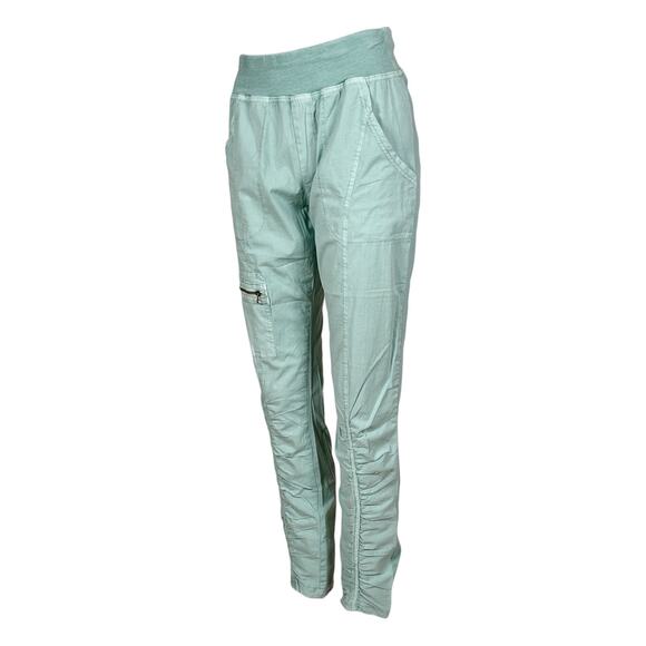 XCVI Clothing Women's Mint Green Cotton Pants Size L Pull On Pants NWT - Picture 2 of 6